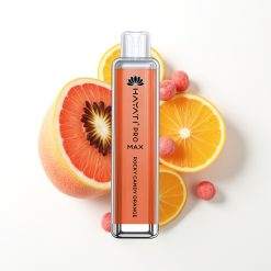 Hayati Pro Max 4000 Puffs Disposable Vape Bonbon Rocher Orange et Rechargeable