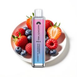 Hayati Pro Max 4000 Puffs Disposable Vape Fraise Framboise Myrtille