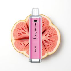 Hayati Pro Max 4000 Puffs Disposable Vape Monsieur Rose Rechargeable LED Crystal