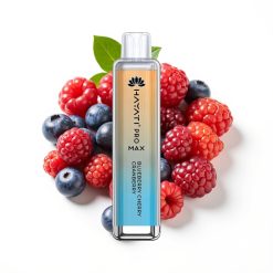 Hayati Pro Max 4000 Puffs Disposable Vape Myrtille Cerise Cranberry