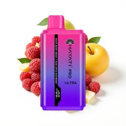Hayati Pro Ultra 15000 Puffs Vape Disposable Éclat de Baies Raisin Poire Pomme Framboise