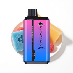 Hayati Pro Ultra 15000 Puffs Vape Disposable Gummy Bear Framboise Bleue 2×12ml