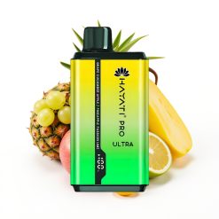 Hayati Pro Ultra 15000 Puffs Vape Disposable Raisin Concombre Pomme Ananas Passion Lim