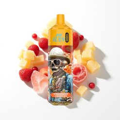 JNR Alien 10000 Puffs Bonbon à la Fraise Glacée avec LED RGB et Charge Rapide Type-C