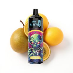 JNR Alien 10000 Puffs Vape Disposable Kiwi fruit de la passion goyave avec LED RGB et Charge Type-C