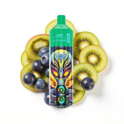 JNR Alien Max 18000 Puffs Disposable Vape Myrtille Kiwi avec Smart LED Display et Dual Mesh Coil