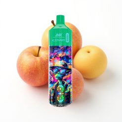 JNR Alien Max 18000 Puffs Disposable Vape Pomme Glacée avec Affichage LED Intelligent et Double Mesh Coil