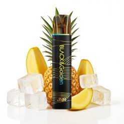 JNR Black&Golden 800 Puffs Disposable Vape Glace Ananas TPD