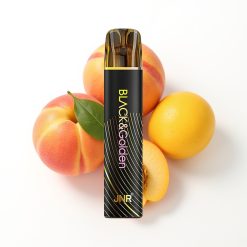 JNR Black&Golden 800 Puffs Disposable Vape Pêche Mangue TPD 550mAh