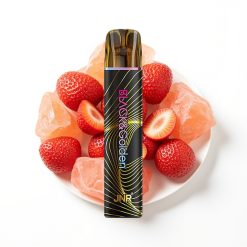 JNR Black&Golden 800 Puffs Glace à la Fraise Disposable Vape