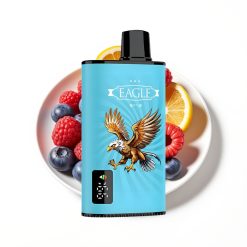 JNR EAGLE Smart 23000 Puffs Disposable Vape Myrtille Aigre-Framboise avec Ecran Digital et Bobine Mesh 1.0ohm