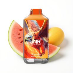 JNR Falcon 16000 Puffs Pastèque Mangue Pêche avec Dual Mesh Coil et Smart LED Display