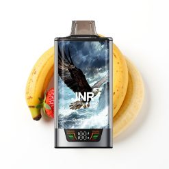 JNR Falcon Pro 28000 Disposable Vape Fraise Banane avec Smart Display et USB Type-C