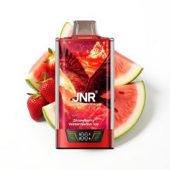 JNR Falcon Pro 28000 Disposable Vape Fraise Pastèque Glacée avec Affichage Intelligent et Bobine Double Mesh