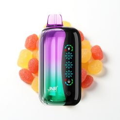 JNR Flex Ice 21000 Puffs Disposable Vape Bonbons Acidulés Cerise et Glace Adjustable