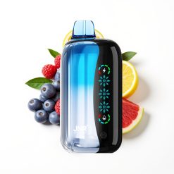 JNR Flex Ice 21000 Puffs Disposable Vape Explosion Cerise Bleue avec Ice Adjustable et 26ml E-liquid