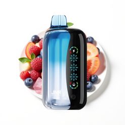 JNR Flex Ice 21000 Puffs Disposable Vape Myrtille Glacé avec Airflow Personnalisable et Écran Tactile