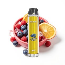 JNR Gold380 6000 Puffs Disposable Vape Myrtille Glacée avec 1500mAh et 13ml