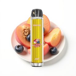 JNR Gold380 6000 Puffs Disposable Vape Pêche Myrtille 1500mAh 13ml