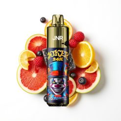 JNR Joker 24K Puffs Disposable Vape Dragon Noir Glacé avec 2+10ml Rechargeable et 800mAh
