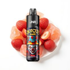 JNR Joker 24K Puffs Disposable Vape Fraise Glacée avec 2+10ml Pod Rechargeable et 800mAh