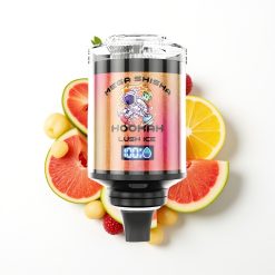 JNR Mega Shisha Hookah 100K Compatibilité Bureau Glace Luxuriante 60ml 2200mAh