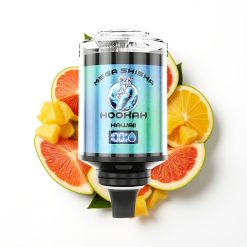 JNR Mega Shisha Hookah 100K Compatibilité Bureau Hawaï avec Écran Intelligent et Batterie 2200mAh