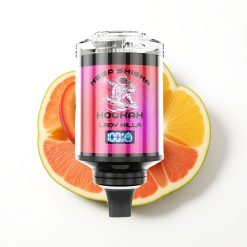 JNR Mega Shisha Hookah 100K Compatibilité Bureau Tueuse de Dame 60ml 2200mAh