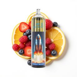 JNR Rocket-X 12400 Puffs Disposable Vape Baies Mixtes avec Airflow Réglable et Lumières RGB
