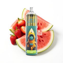 JNR Rocket-X 12400 Puffs Disposable Vape Fraise Pastèque Glacée avec Airflow Réglable et Lumières RGB