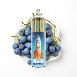 JNR Rocket-X 12400 Puffs Monsieur Bleu avec Airflow Réglable et Lumières RGB