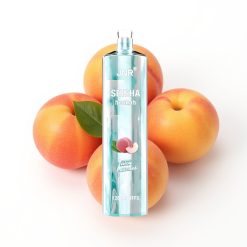 JNR Shisha Hookah 12000 Puffs Vape Disposable Pêches Juteuses avec 24ml et Type-C