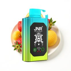 JNR Shisha Hookah Box 20500 Puffs Vape Disposable Fraise Kiwi avec Ecran HD & Type-C