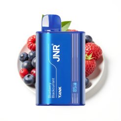 JNR Tank 10000 Puffs Disposable Vape Myrtille Cassis avec Affichage Numérique et Bobine Double Mesh