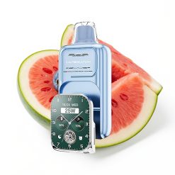 JNR VapeWatch 30000 Puffs Disposable Vape Myrtille Pastèque 1000mAh Dual Mesh Coil