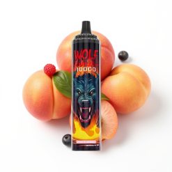 JNR Wolf Niplo 10000 Puffs Pêche Baies avec 20ml et Charge Rapide Type-C