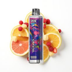 Uwin Crystal 10000 Puffs Glace à la Vanille Rechargeable 18ml/5%
