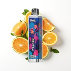 Uwin Crystal 10000 Puffs Vape Disposable Menthe de Miami 0% 2% 3% 5% 18ml 650mAh