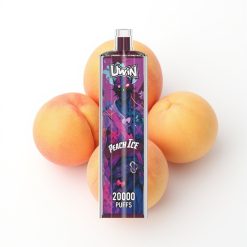 Uwin Shisha Hookah Crystal 20000 Puffs Pêche Glacée avec batterie rechargeable 650 mAh