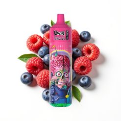 Uwin Tornado 35K Music Disposable Vape Myrtille Framboise avec batterie rechargeable 600mAh et résistance Mesh 1.0 Ohm